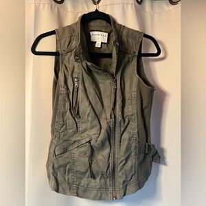 Marrakech Olive Green Utility Vest size XS